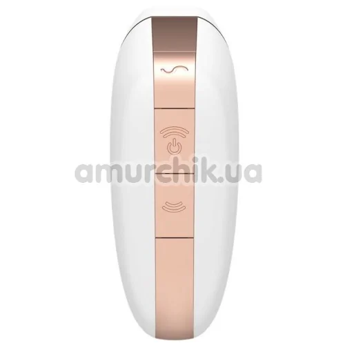 Симулятор орального сексу з вібрацією для жінок Satisfyer Love Triangle, білий