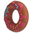 Ерекційне кільце Pretty Love Super Donut, коричнево-рожеве - Фото №2