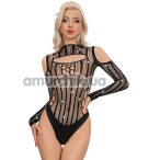 Боди JSY Sexy Lingerie WW7118D, черное - Фото №1