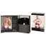 Комплект Abierta Fina Velvet Bra Set черный: бюстгальтер + пояс для чулок + трусики-стринги - Фото №10