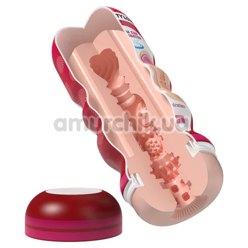 Мастурбатор Pretty Love Vacuum Cup Masturbator Flora, тілесний