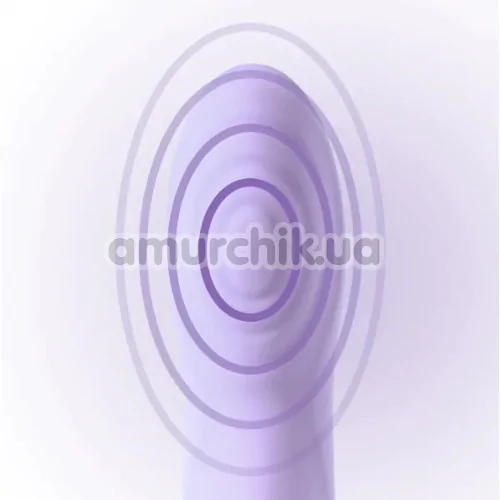 Вібратор для точки G з поштовхами і підігрівом Svakom Selena, фіолетовий