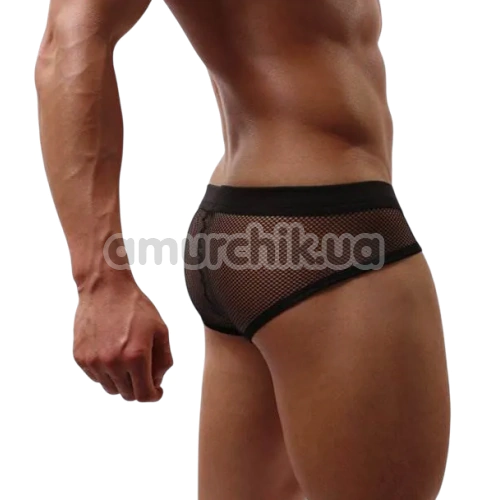 Труси чоловічі Star Night Low Net Underwear, чорні