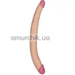 Двокінцевий фалоімітатор Lady Killer Tapered Double Penetration, тілесний - Фото №1