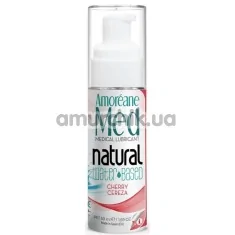 Лубрикант с фитопланктоном Amoreane Med Natural Cherry - вишня, 50 мл - Фото №1