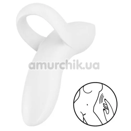 Вібратор на палець Satisfyer Bold Lover, білий