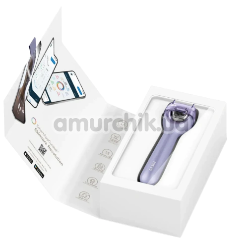 Массажер-роллер для лица с микроиглами Geske MicroNeedle Face Roller 9 in 1, сиреневый