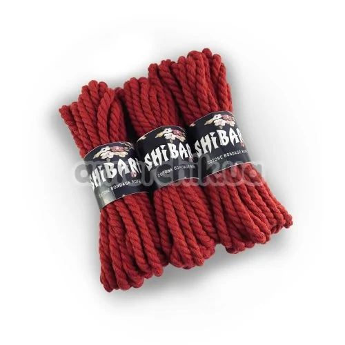 Мотузка Feral Feelings Shibari 8м, червона