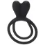 Ерекційне кільце Malesation Bunny Cock Ring, чорне - Фото №1