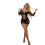 Платье Star Night Queen Mini Dress, черное - Фото №8