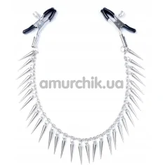 Затискачі для сосків Boss Series Fetish Exclusive Nipple Clamps No.10, срібні - Фото №1