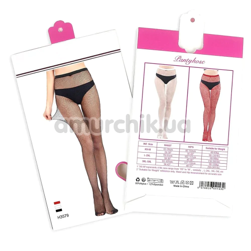 Колготки Star Night Fishnet Pantyhose Small Mesh, чорні