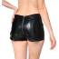 Шорти вінілові Art of Sex Jarina Holographic, чорні - Фото №2