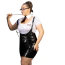 Костюм учительки JSY Sexy Lingerie P61125, чорно-білий: топ + спідниця + краватка + трусики-стрінги + окуляри + указка - Фото №6