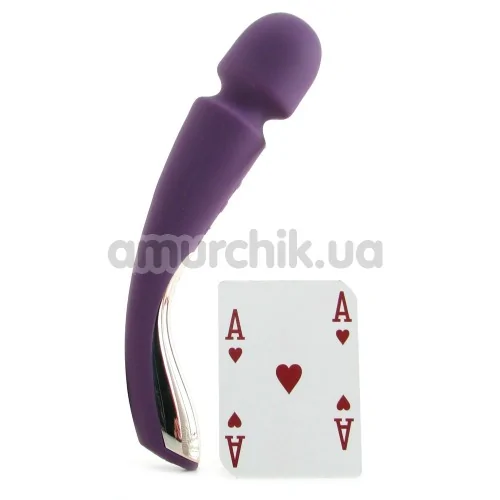 Универсальный массажер Lelo Smart Wand Medium Plum (Лело Смарт Ванд), средний фиолетовый