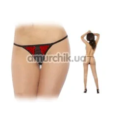 Трусики-стринги женские Hot Nights Black, черные (модель ERL100027) - Фото №1