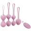 Набор вагинальных шариков с вибрацией Odeco Every Night Toys Beata, розовый - Фото №1