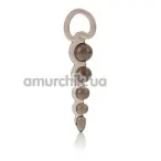 Анальний ланцюжок Basic Essentials Beaded Probe сірий - Фото №1