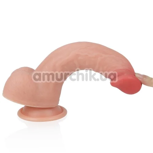 Фаллоимитатор Dual-Layered Silicone Nature Cock LV4004, светло-телесный