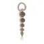 Анальний ланцюжок Basic Essentials Beaded Probe сірий - Фото №1