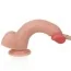 Фаллоимитатор Dual-Layered Silicone Nature Cock LV4004, светло-телесный - Фото №4