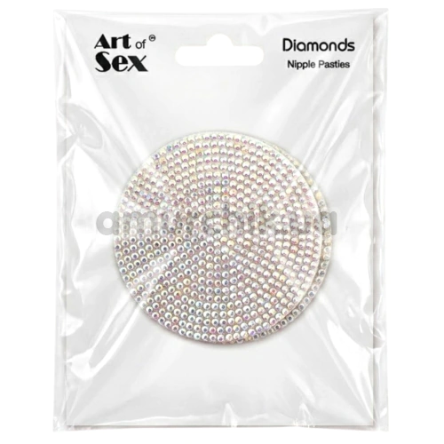 Украшения для сосков Art of Sex Diamonds, серебряные