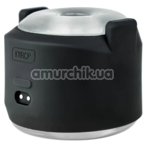 Інтерактивний мастурбатор з вібрацією Kiiroo Powershot, прозорий