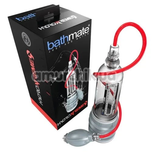 Гідронасос для збільшення пеніса Bathmate HydroXtreme 9, прозорий