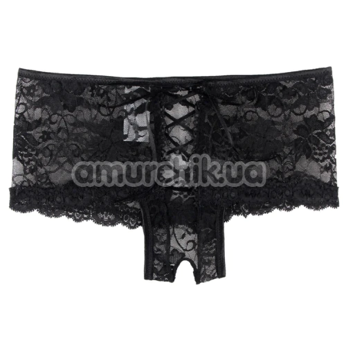 Трусики Star Night Lacing Shorts, чорні