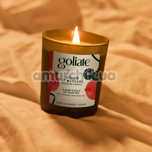 Масажна свічка Goliate Bougie De Massage Love Apple - зацукроване яблуко, 140 г