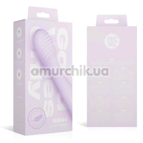Вібратор для точки G Good Vibes Only Sofi, бузковий