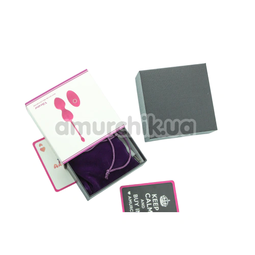 Вагинальные шарики с вибрацией Bernice Vibrator Most Secure Private Partner PL-EG66W 030, розовые