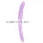 Двухконечный фаллоимитатор Hi-Rubber Born To Create Pleasure 17.7 Inch, фиолетовый - Фото №1