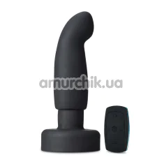 Анальна пробка з вібрацією та ротацією Anal Adventures Platinum Circuit Plug, чорна - Фото №1