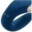 Вібратор Satisfyer Double Love Luxury Partner Vibrator, синій - Фото №8