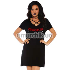 Платье Leg Avenue Fangtastic Jersey Dress, черное - Фото №1