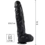 Фаллоимитатор Hidden Desire Extreme Dong XXXL 43 см, черный - Фото №5