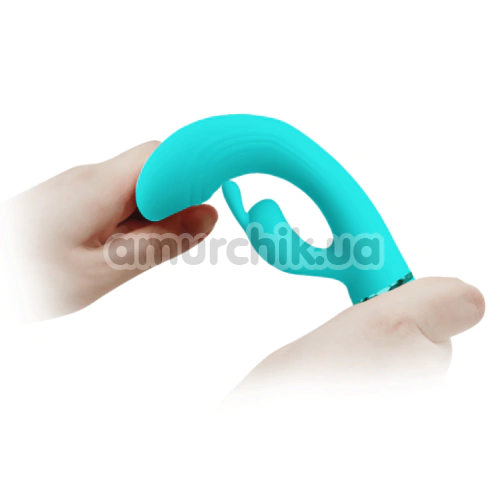 Вібратор Pretty Love Scocco, бірюзовий