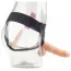 Подвійний страпон з вібрацією Loveshop Wearable Dicephalous Solid Dildo, тілесний - Фото №1