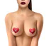 Украшения для сосков Art of Sex Kiss Me, красные - Фото №2