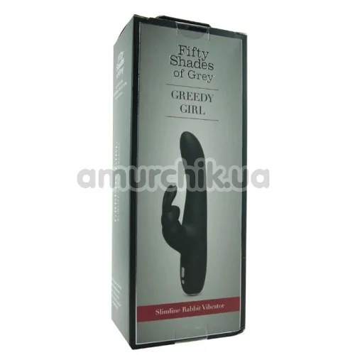 Вибратор Fifty Shades of Grey Greedy Girl Slimline Rabbit Vibrator