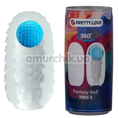 Мастурбатор Pretty Love Venus-X Fantasy Ball, белый