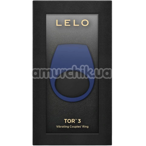 Виброкольцо Lelo Tor 3 (Лело Тор 3), синее