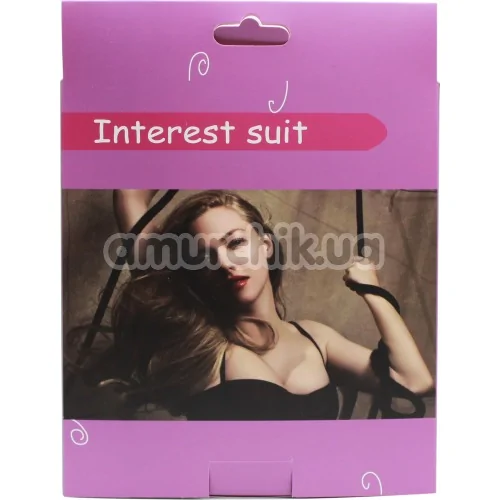Бондажный набор Fetish Kit, черный