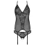 Комплект Passion Free Your Senses Ursula Corset, чорний: корсет + трусики - Фото №3