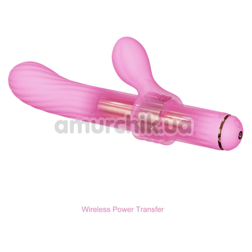 Вибратор для точки G с насадками Otouch Magic Stick S1 Plus, розовый