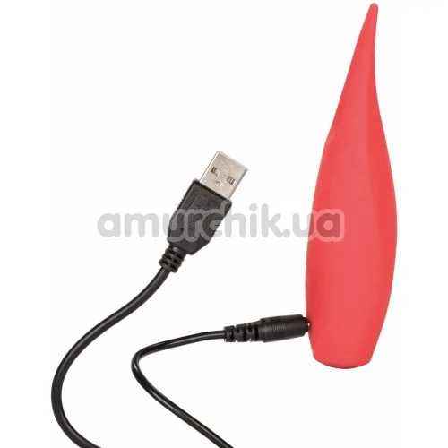Кліторальний вібратор Red Hot Spark, червоний