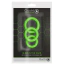 Набор эрекционных колец Ouch! Glow In The Dark Cock Ring Set - светится в темноте, зеленый - Фото №3