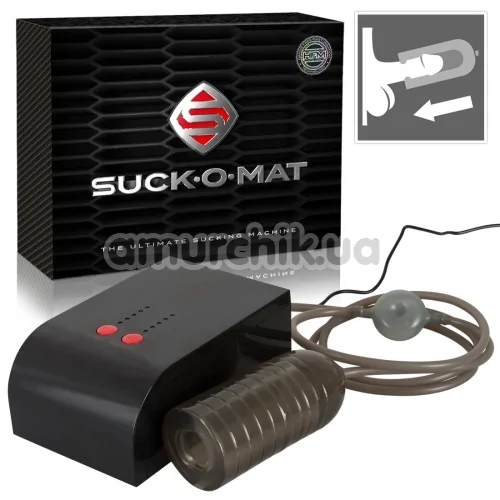 Секс-машина для мужчин Suck-O-Mat, черная