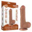 Фаллоимитатор Sliding-Skin Dual Layer Dong 7 с закрытой головкой, светло-коричневый - Фото №13